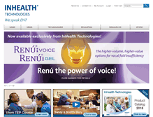 Tablet Screenshot of inhealth.com