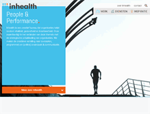 Tablet Screenshot of inhealth.nl